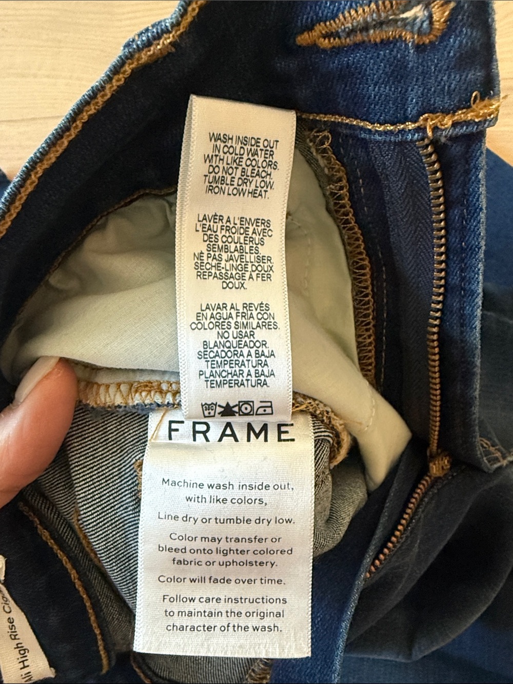 Frame Ali High Rise Cigarette Jean - Picture 6 of 6